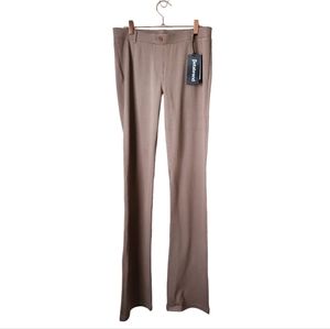 BETABRAND Workleisure  Dress Pant Yoga pants in tan size M Long NEW WITH TAGS